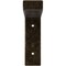 Ekena Millwork Steel Truss Shelf Bracket, Antiqued Pale Gold 2"W x 10"D x 7 1/4"H BKTM02X10X07TSAPG - alternate 6